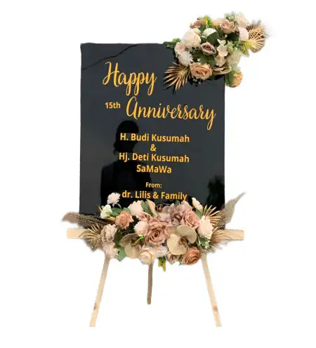 Papan Bunga Akrilik Ngening